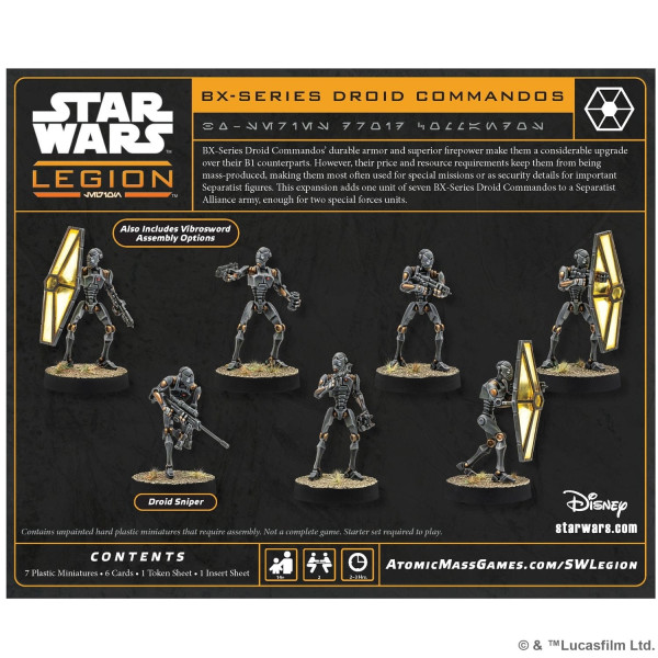 BX-Series Droid Commandos Star Wars : Legion