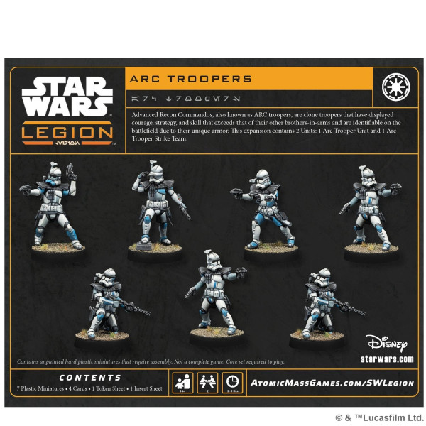 ARC Troopers Star Wars : Legion