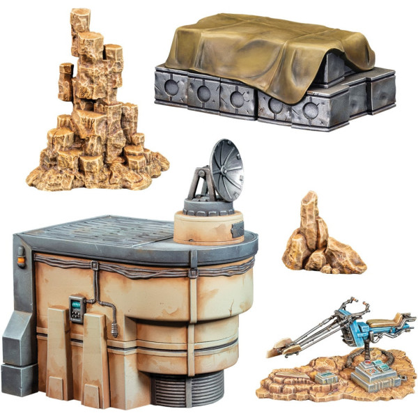 Galactic Battlefield Terrain Starter Set Star Wars : Legion