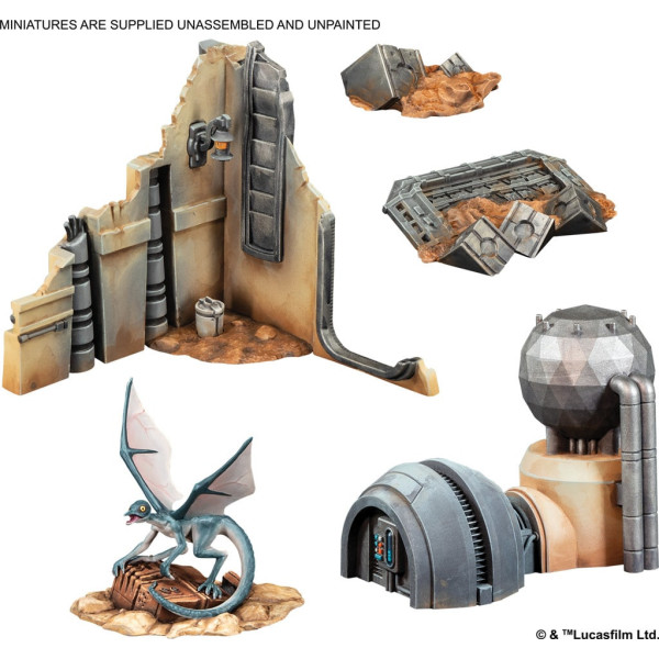 Galactic Battlefield Terrain Starter Set Star Wars : Legion