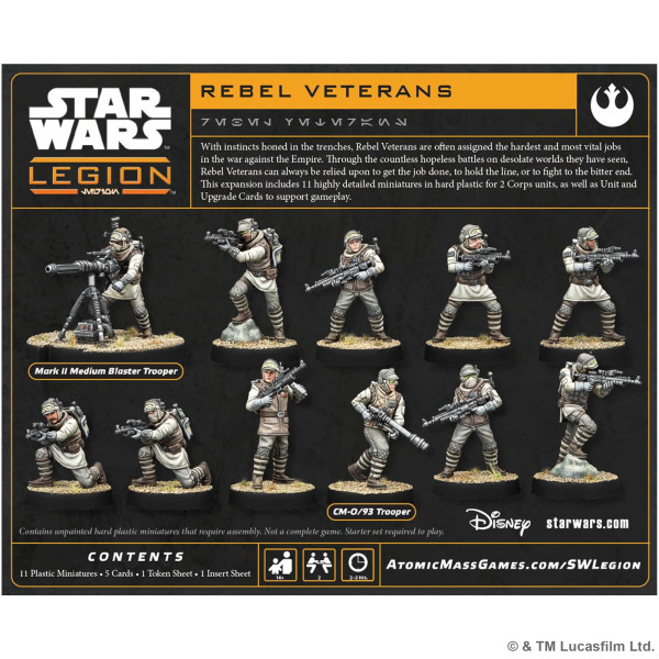 Rebel Veterans Star Wars : Legion