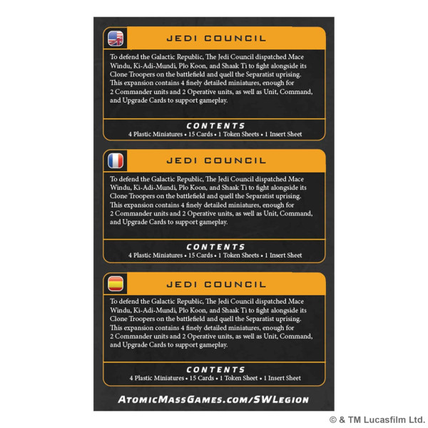 Jedi Council Star Wars : Legion