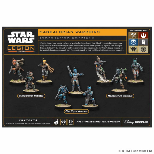 Mandalorian Warriors Star Wars : Legion