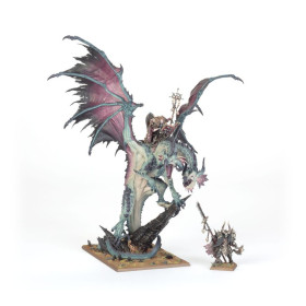 Kriegsherr/Hexer auf Chaosdrachen