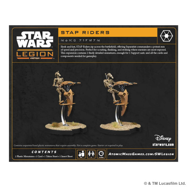 STAP Riders Star Wars : Legion